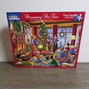 Decorating the Tree - 1000 Piece Jigsaw Puzzle by White Mountain